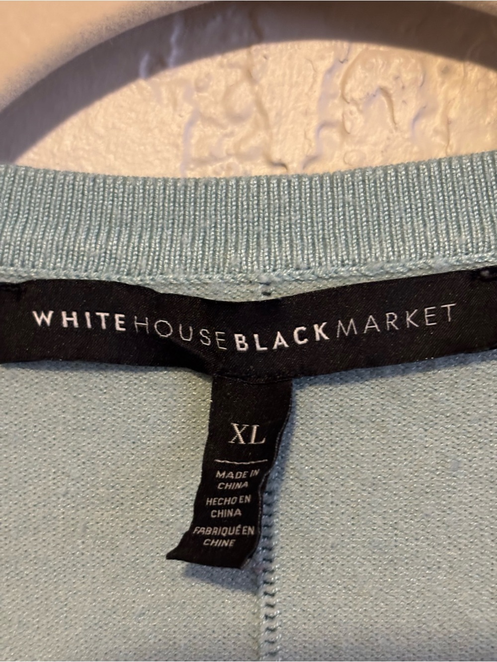 White House Black Market Light Blue Women’s Sweater Cardigan